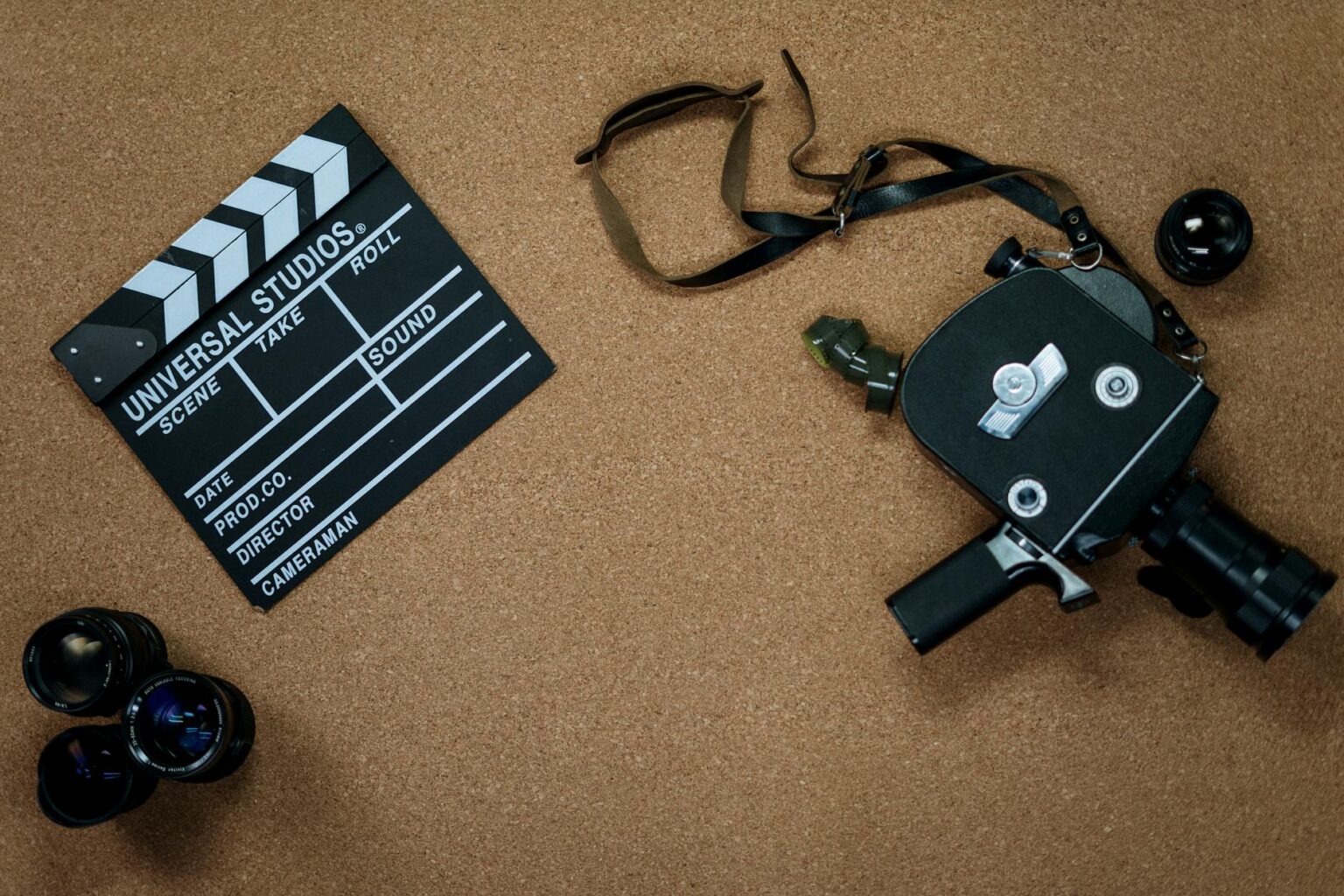 Behind the scenes of a movie production with cameras and lighting equipment
