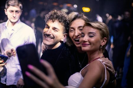 Met Gala After-Parties Deliver Stunning Fashion Moments Elegant evening party with fashionable attendees in stylish outfits