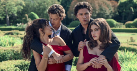 Prime Video Greenlit Off Campus Season 2 Before Season 1 Even Aired Students walking across a university campus on a sunny day