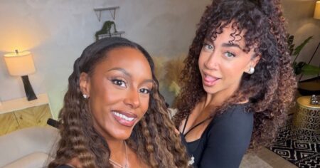 Shan Boodram Explains Why You’re Not Getting the Sex You Want Woman speaking candidly in a podcast-style setting about personal experiences