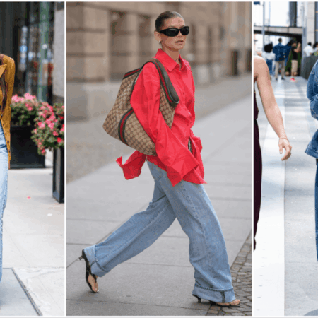 The Windbreaker Is the Fall Jacket You Need Right Now Person wearing a colorful windbreaker on an urban street in fall